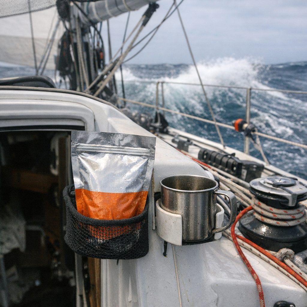 Bien manger en transat : préparer ses repas au large