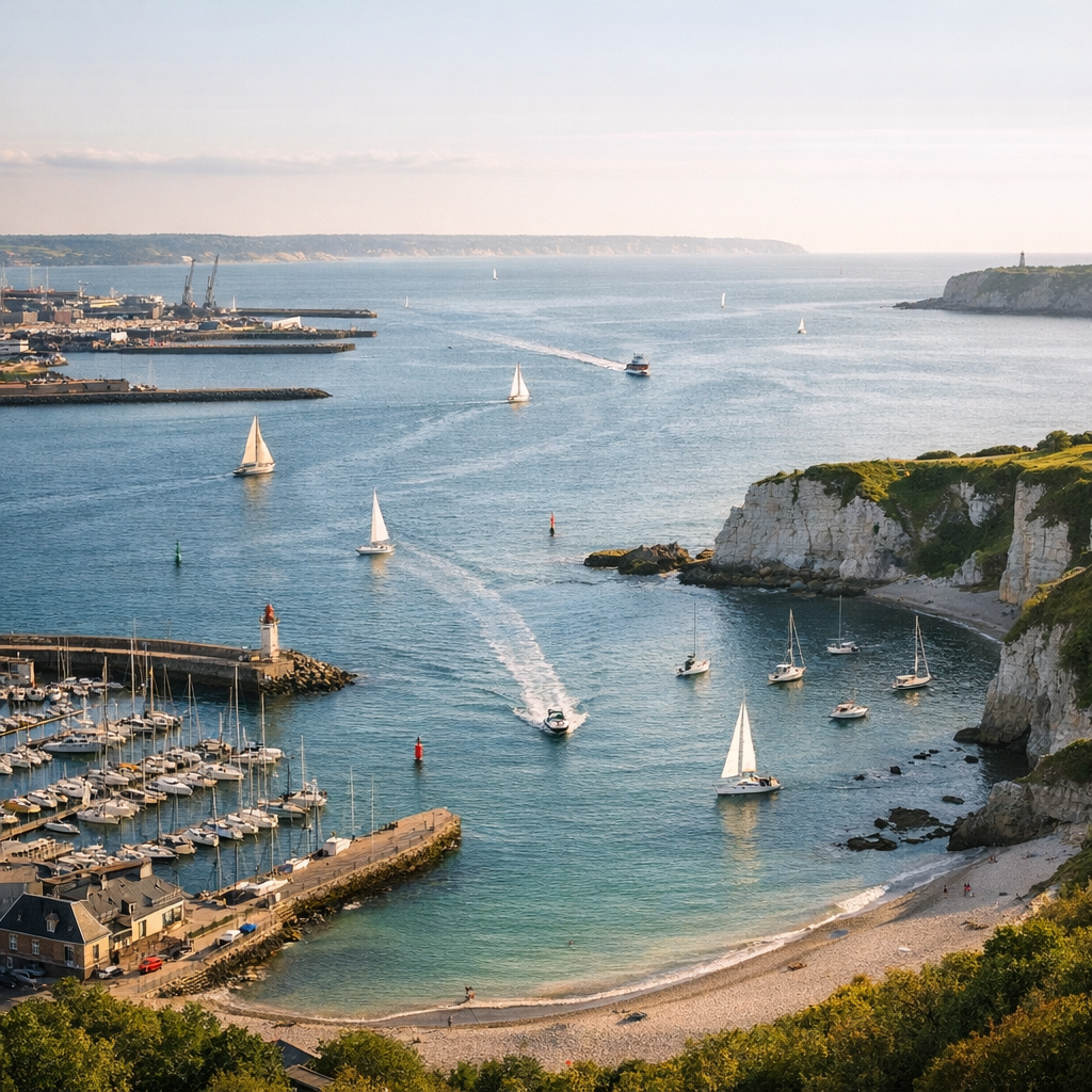 Ports, abris et routes possibles pour les voiliers