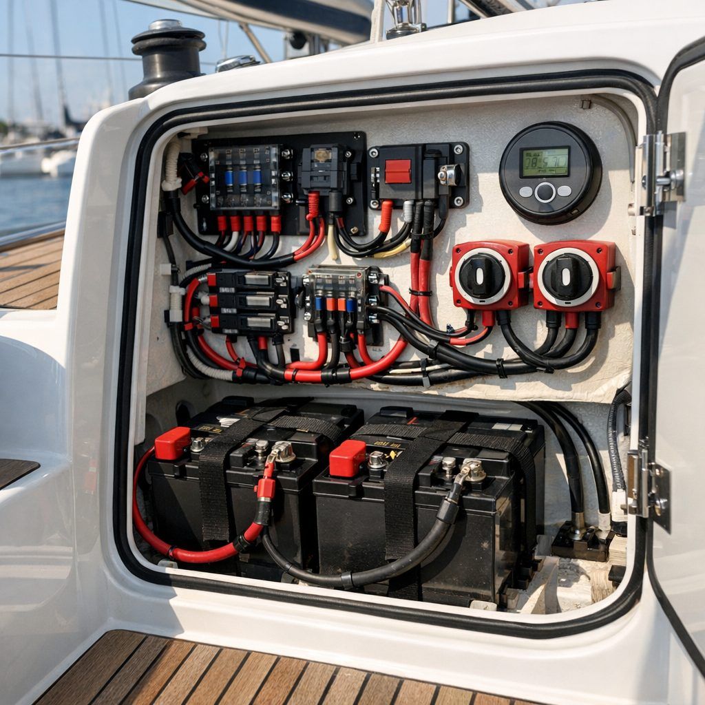 Batterie de servitude : gérer l'énergie à bord
