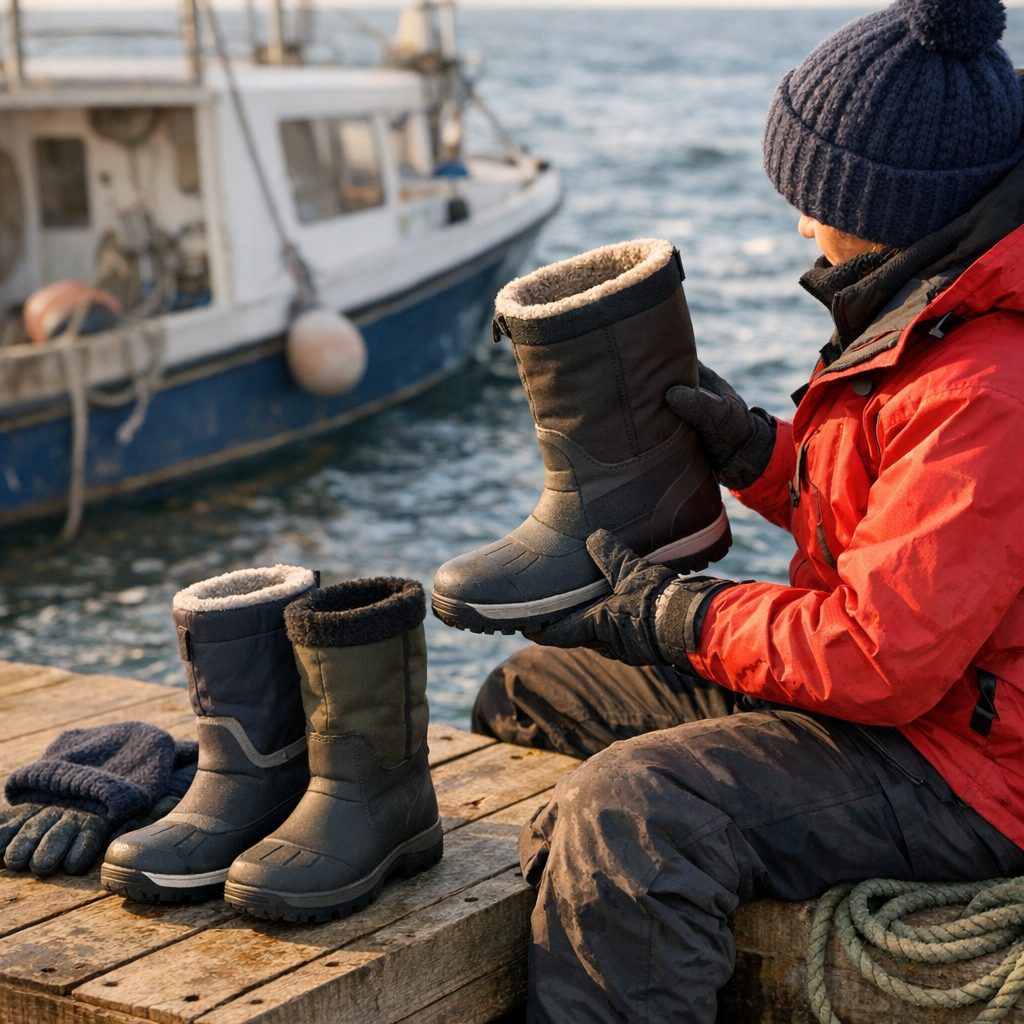 Choisir des bottes de mer contre le froid