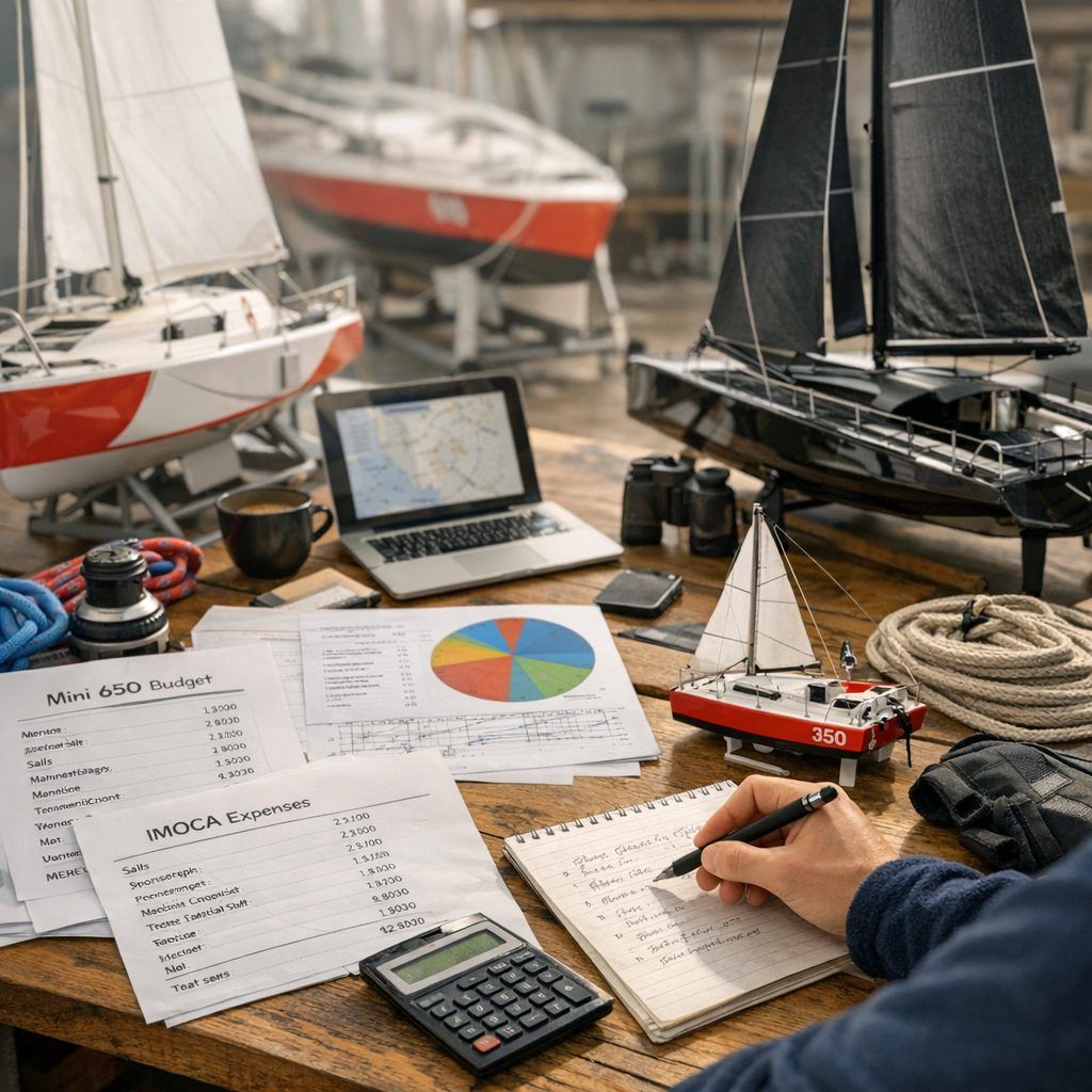 Quels postes budgétaires d’une saison Mini sont comparables à ceux de l’IMOCA, et lesquels ne doivent pas être extrapolé