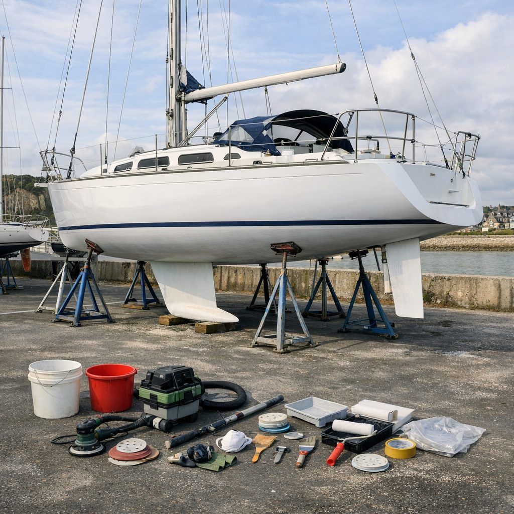 Carénage bateau : 6 étapes pour une coque propre