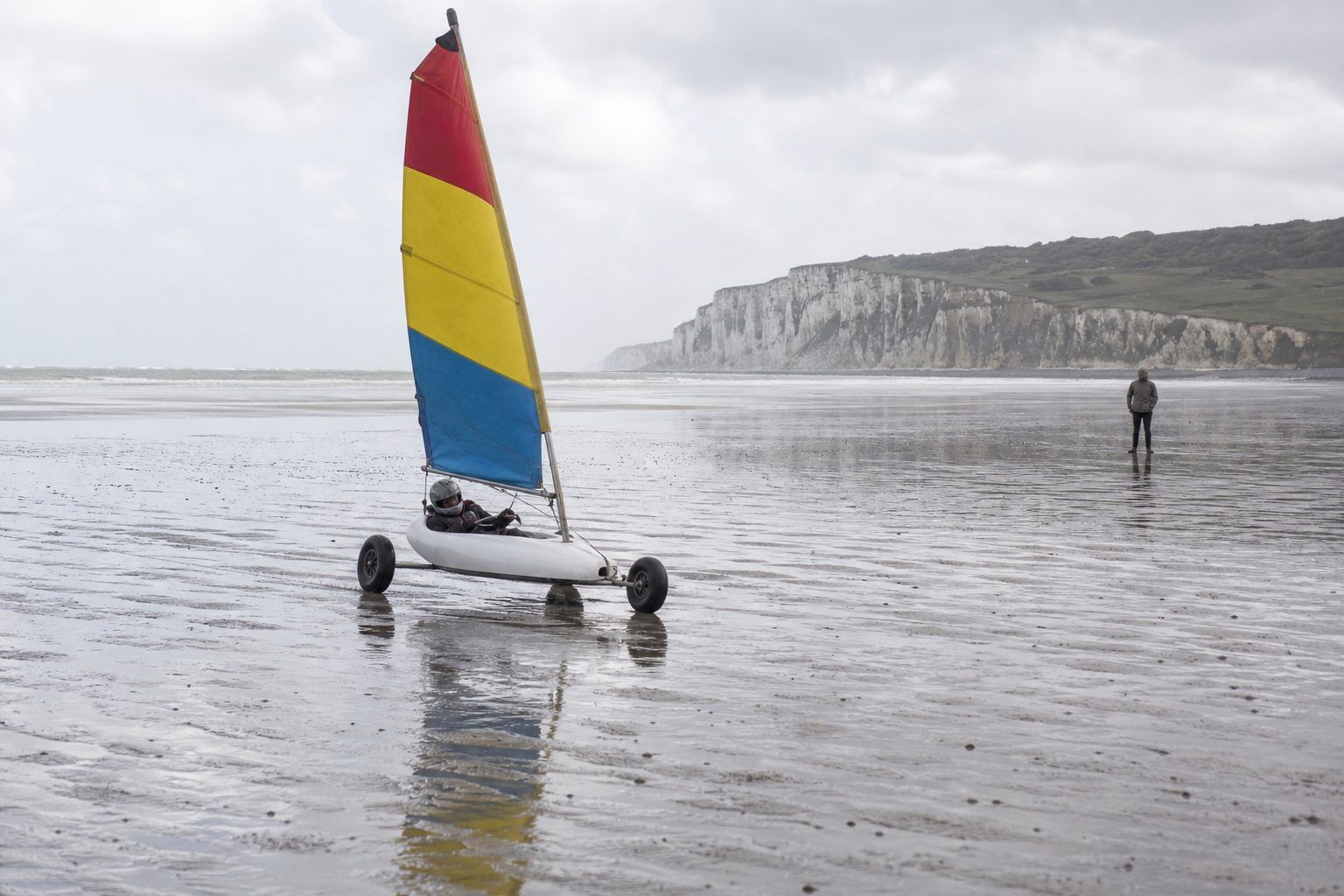 Char à voile à Dieppe : choisir son créneau de marée