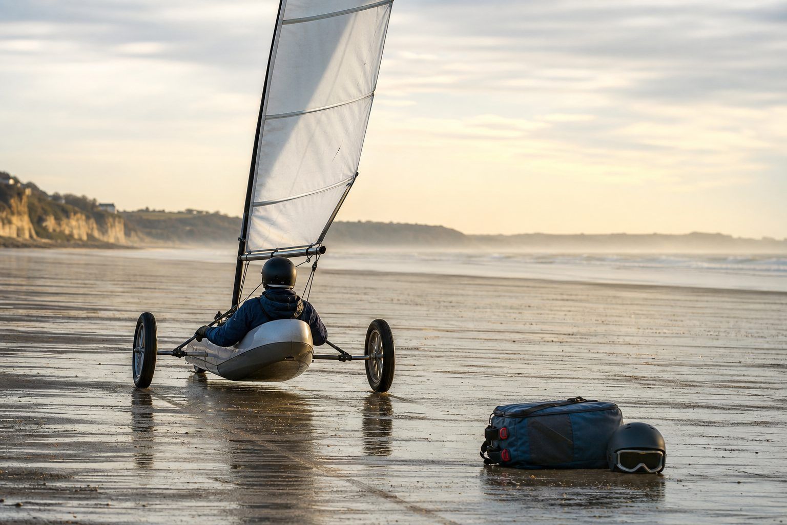 Quand pratiquer et comment s’équiper pour le char à voile ?