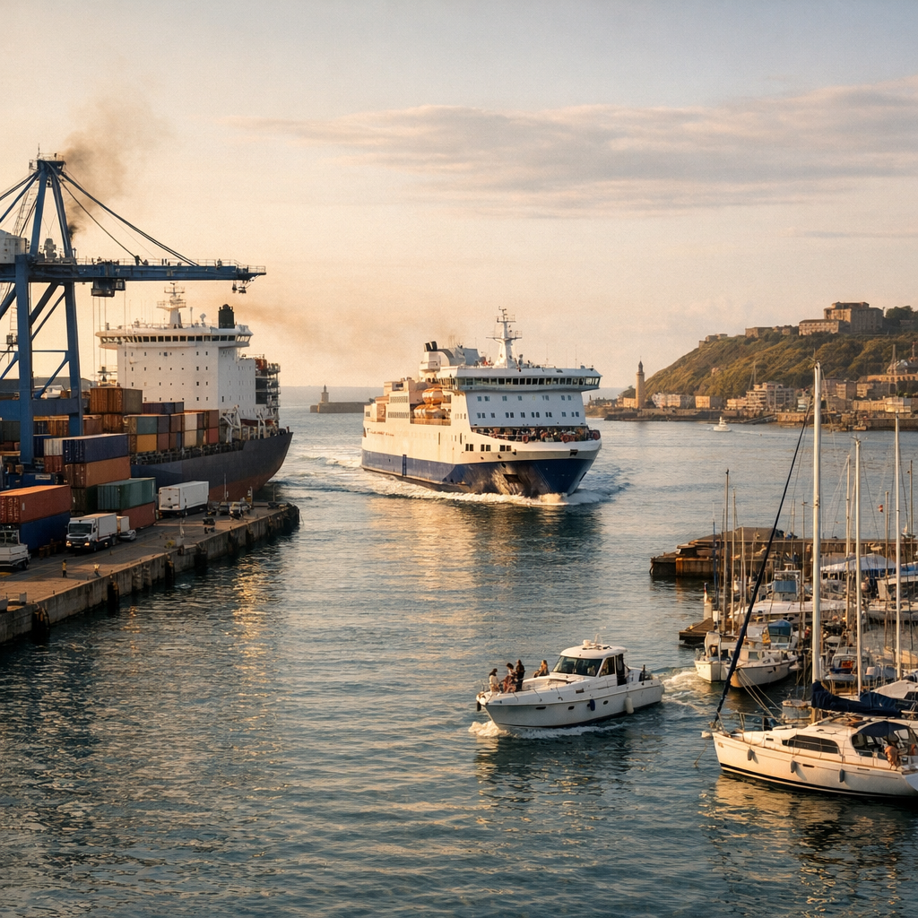 Commerce, ferries, plaisance&nbsp;: les usages portuaires d’aujourd’hui