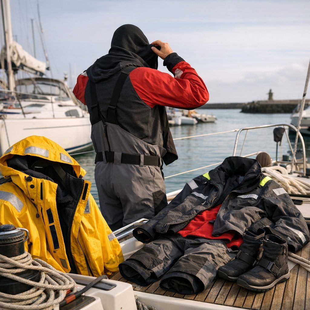 Scénarios météo en Manche : quoi porter avant de sortir du port
