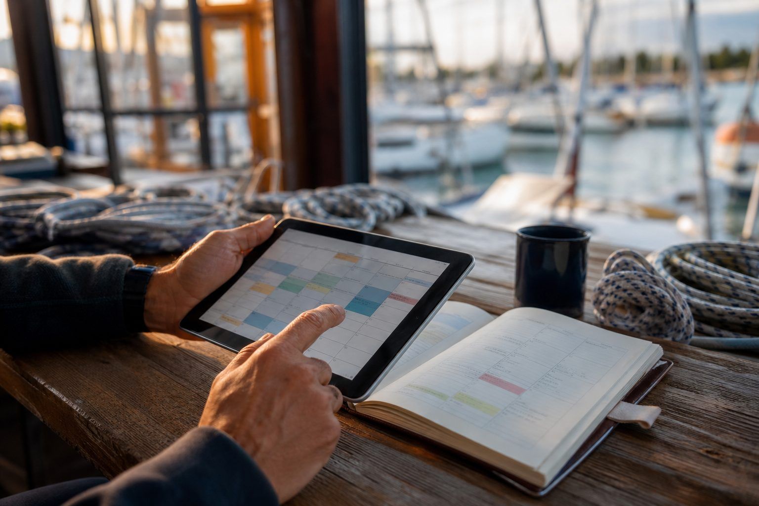 3. Trouver les prochaines compétitions et lire le calendrier de voile
