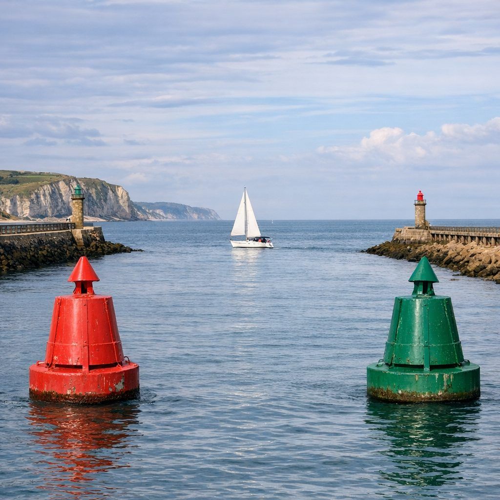 Balisage maritime : lire les bouées à bord