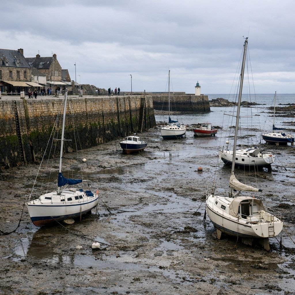 Coefficients de marée en Normandie : bien les lire