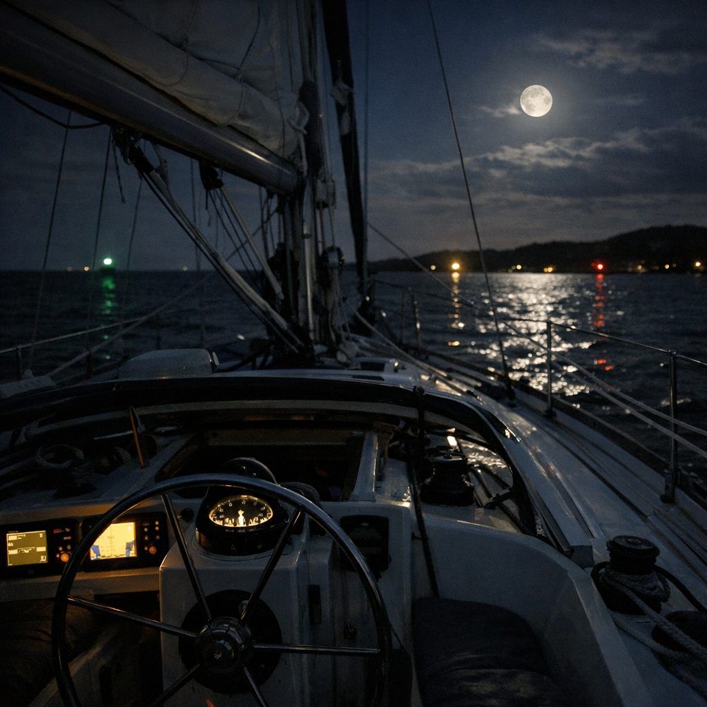 Feux de navigation de nuit : les lire sans se tromper