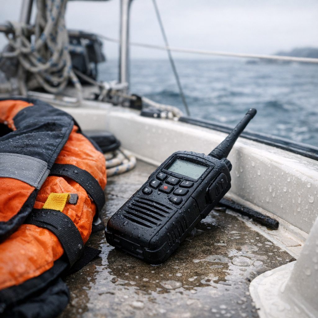 VHF portable de secours : les bons réflexes à bord