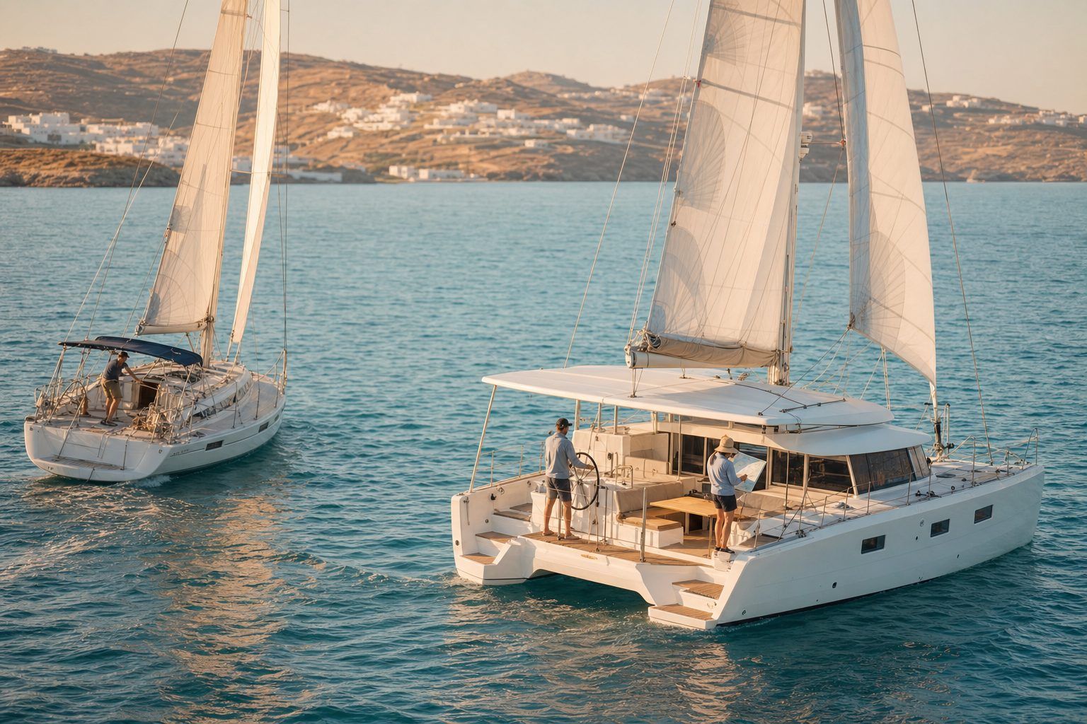 Voilier ou catamaran, avec skipper ou en autonomie ?