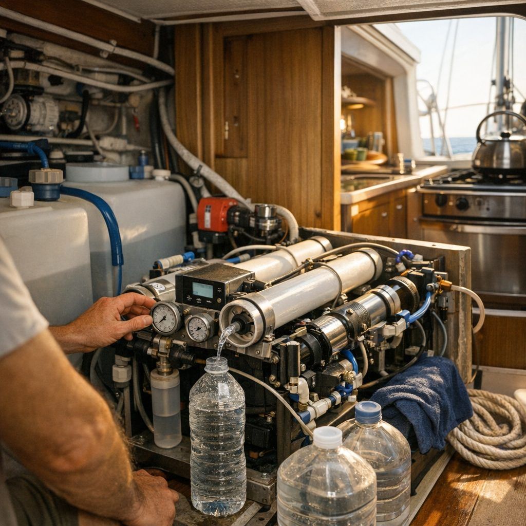 Dessalinisateur à bord : ce qu’il apporte vraiment