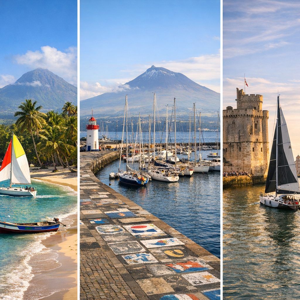 Guadeloupe, Horta, La Rochelle : quand la course dessine la légende