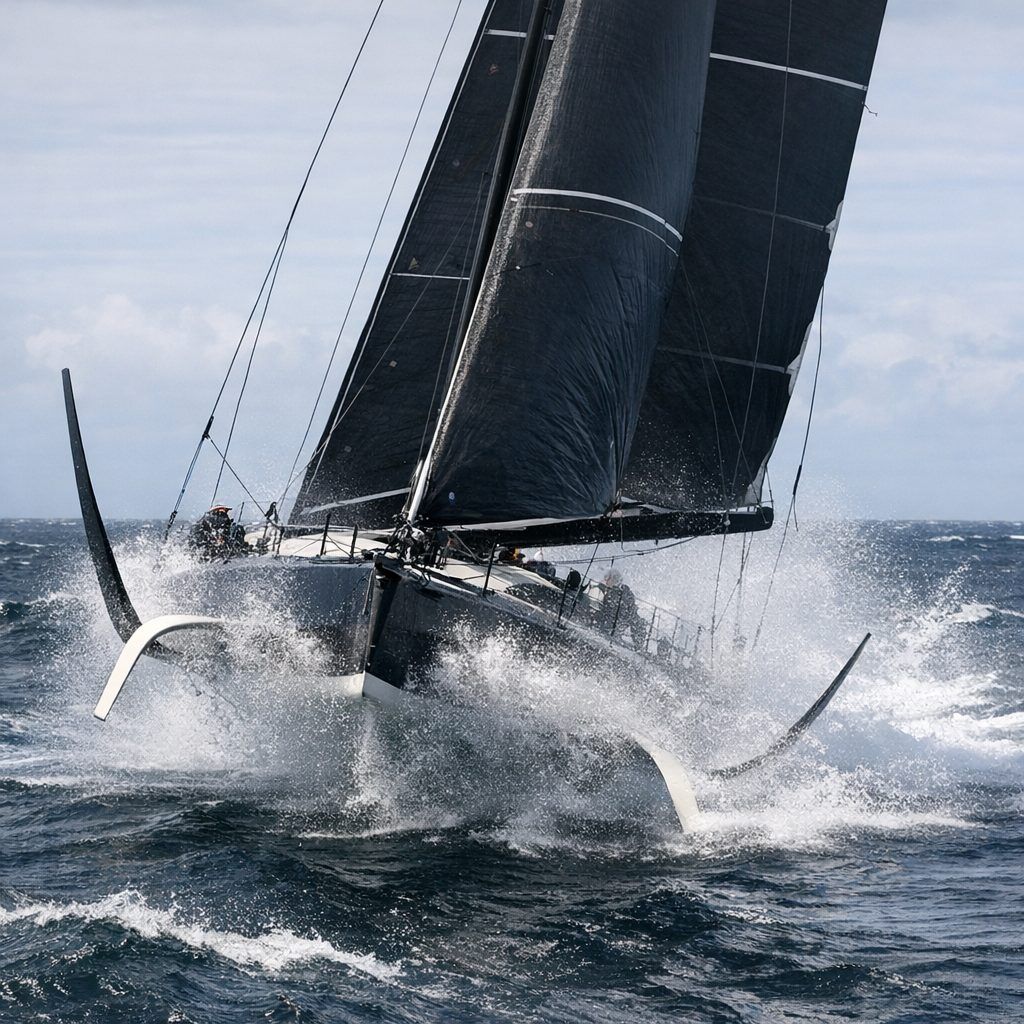 Foils en course au large : principe et limites