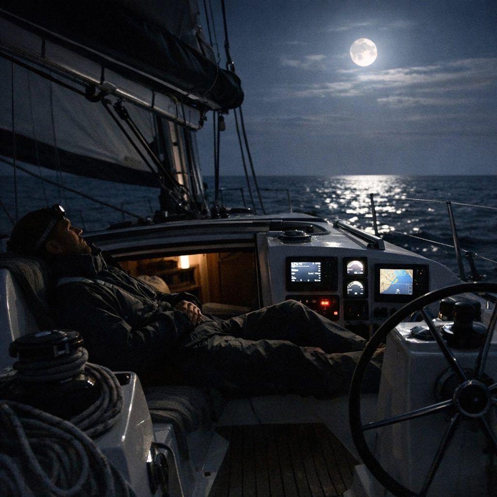 Sommeil du skipper solitaire : veiller sans s’épuiser