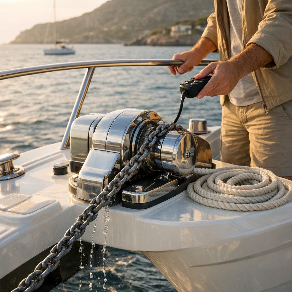 Utiliser le mouillage électrique sans forcer le matériel