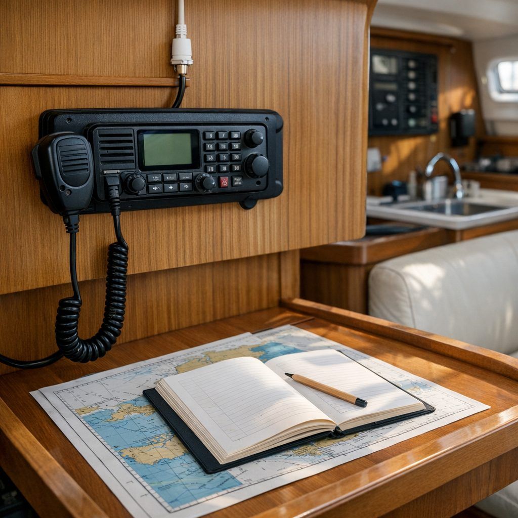 VHF fixe à bord : installation, ASN et règles utiles