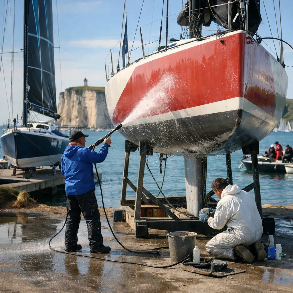 Carénage bateau : 6 étapes pour une coque propre