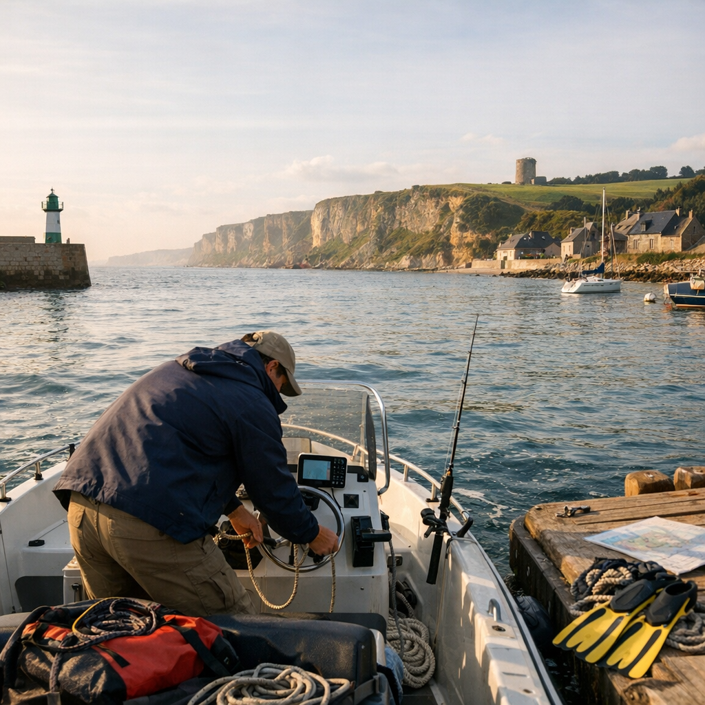 Préparer une sortie en mer le long du Bessin