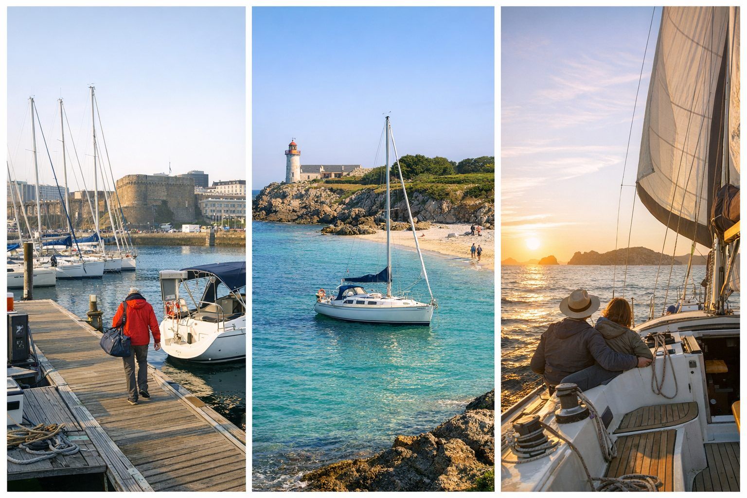 Où récupérer votre bateau à Brest et où naviguer selon 1 jour, 3 jours ou 1 semaine&nbsp; ?