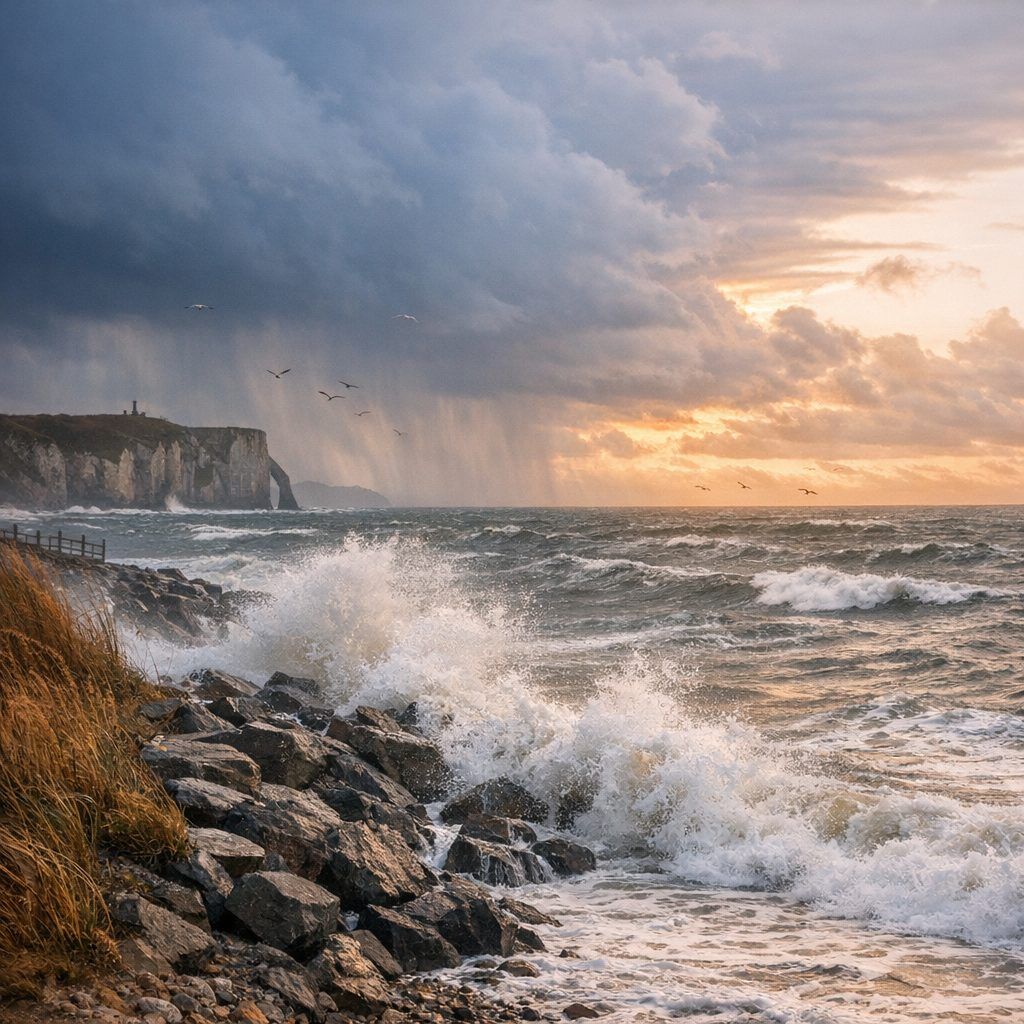 Automne et hiver&nbsp;: fronts actifs, coups de vent et mer courte