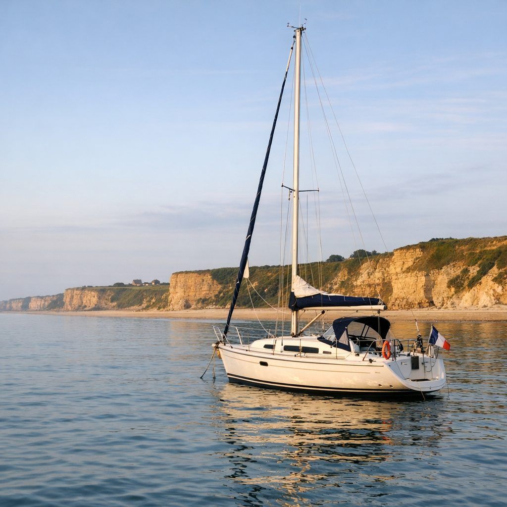 Mouiller hors port dans le Calvados : méthode pratique