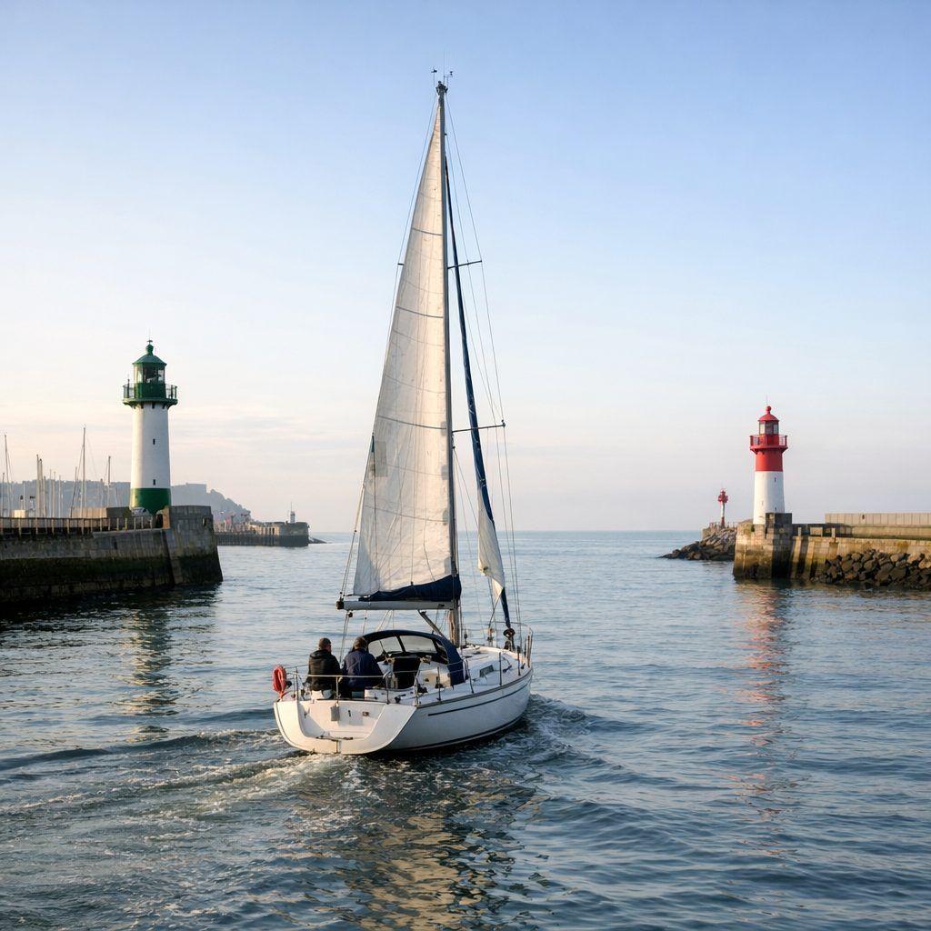 Naviguer depuis Ouistreham : repères côté Manche