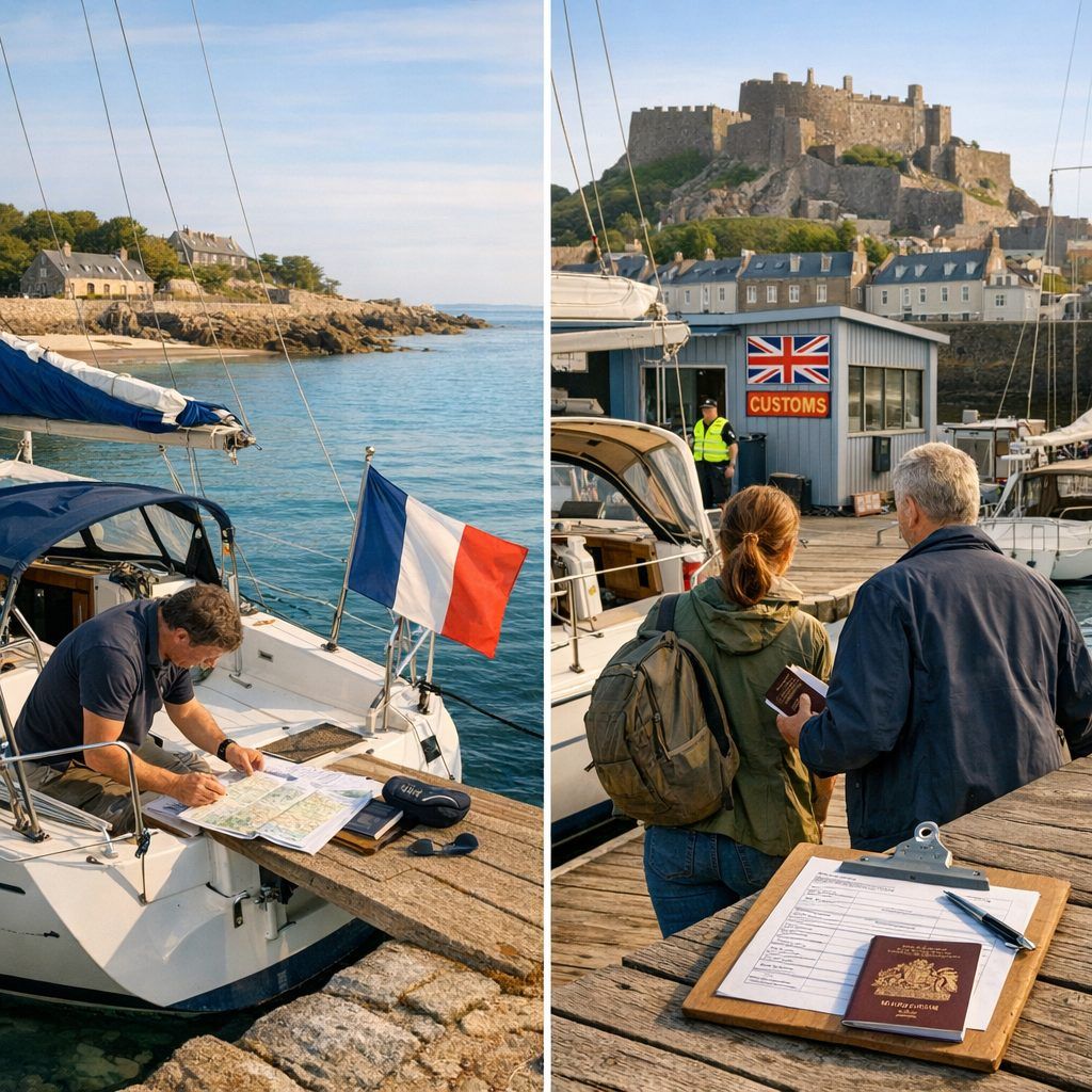 Formalités et escales : ce qui change entre Chausey et les Anglo-Normandes