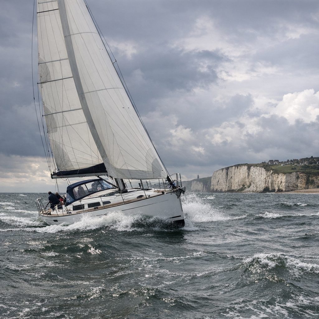 Manche à la voile : météo, vents dominants et abris