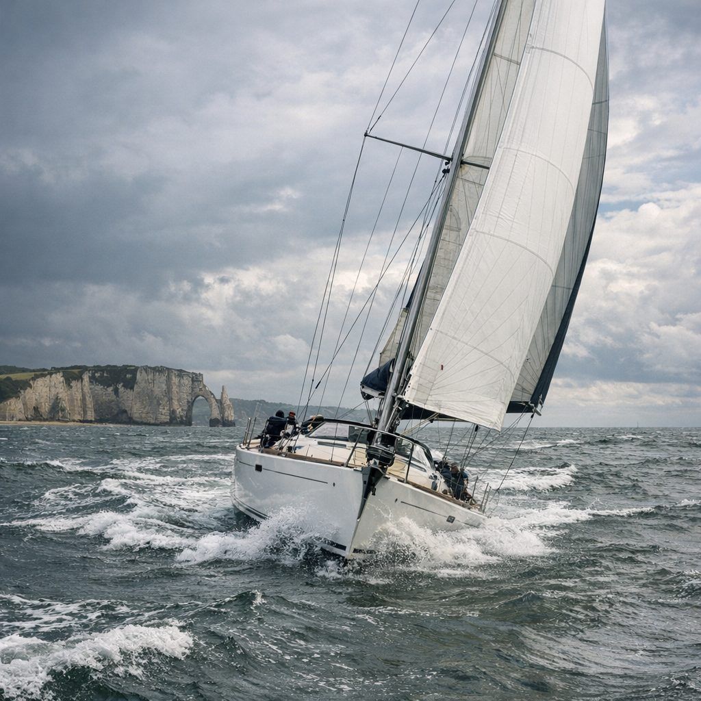 Manche à la voile : météo, vents dominants et abris