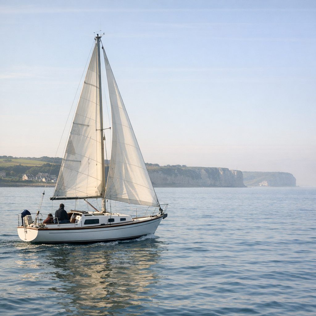 Vent faible en voile : garder un bateau vivant