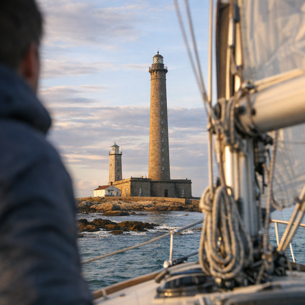 Observer un phare normand depuis la terre ou depuis un voilier