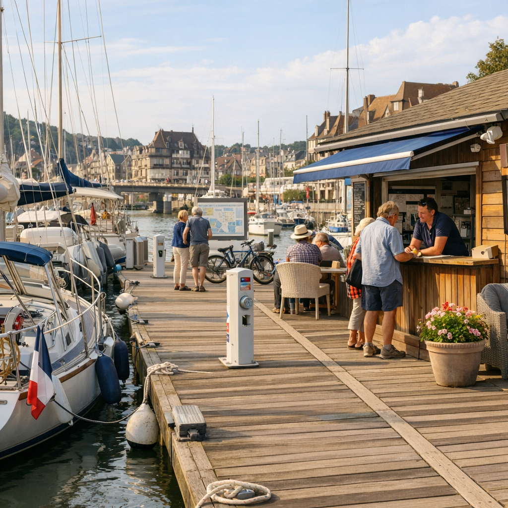 Services utiles aux plaisanciers&nbsp;: pontons, accueil et vie d’escale