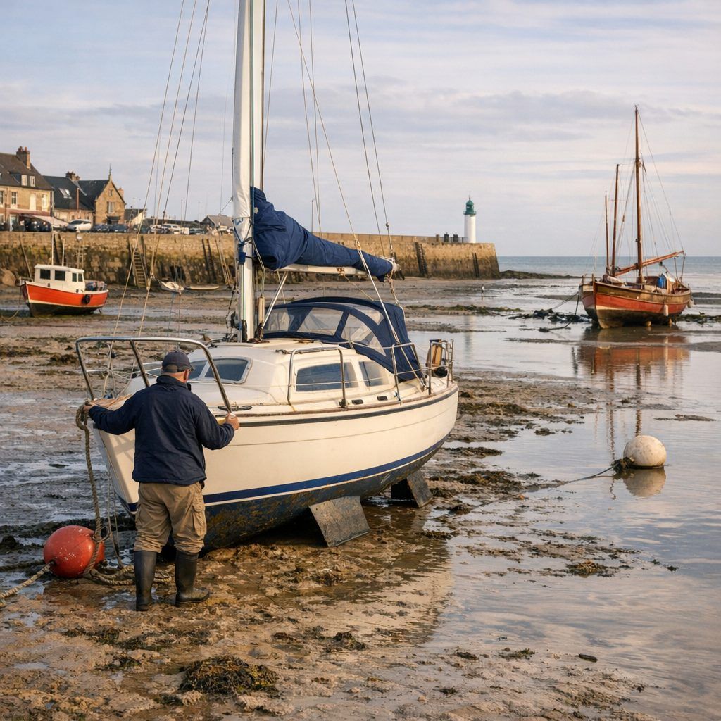 Choisir son escale selon le bateau, le fond et le tirant d’eau