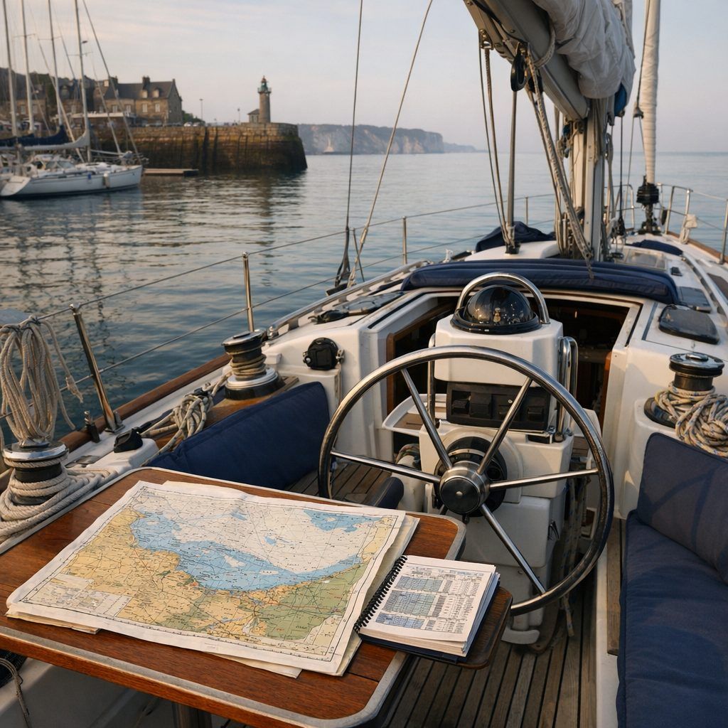 Première croisière en Manche : préparer météo et marées