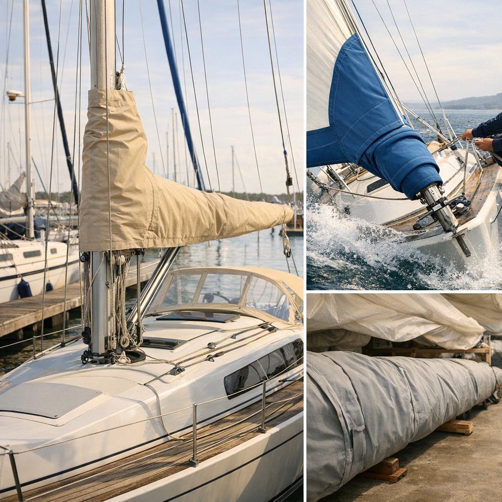 Protéger ses voiles au port, en navigation et pendant l’hivernage