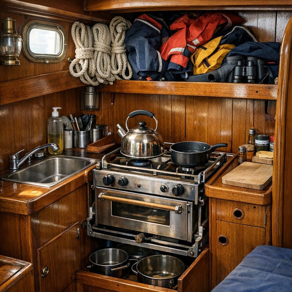 Cuisine du bord : ce que révèle le réchaud à cardan
