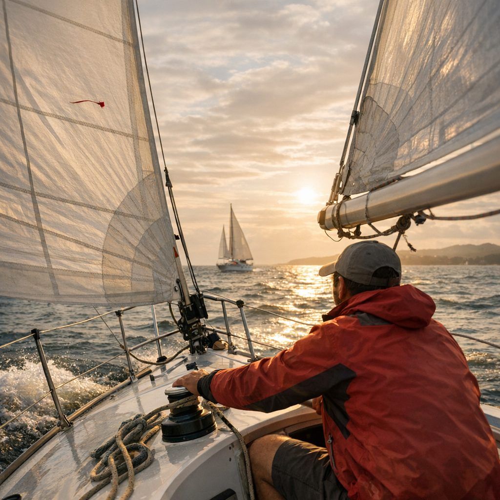 Une méthode prudente en cinq temps pour relier vent, voile et sensations