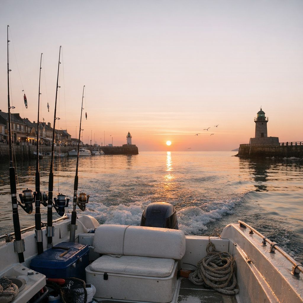 Sortie de pêche en Normandie : ports et sécurité
